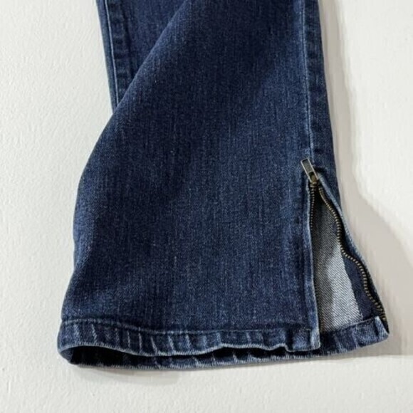 Lauren Jeans Co Ralph Lauren Jeans Womens Blue Zip Ankle Size 10 - Picture 6 of 8